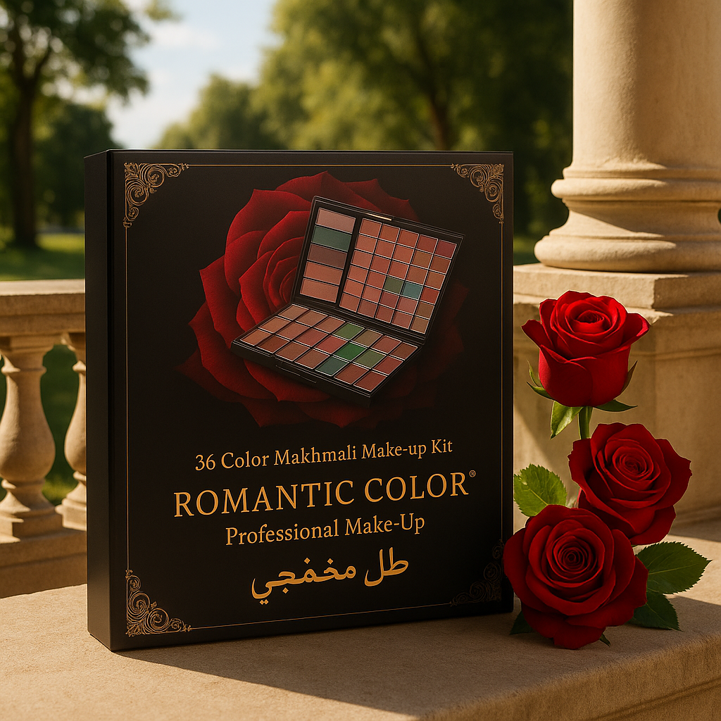 Romantic Color Eyeshadow Palette – 36 Velvet Matte, Shimmer & Glitter Shades - THE COSMETIC STORE