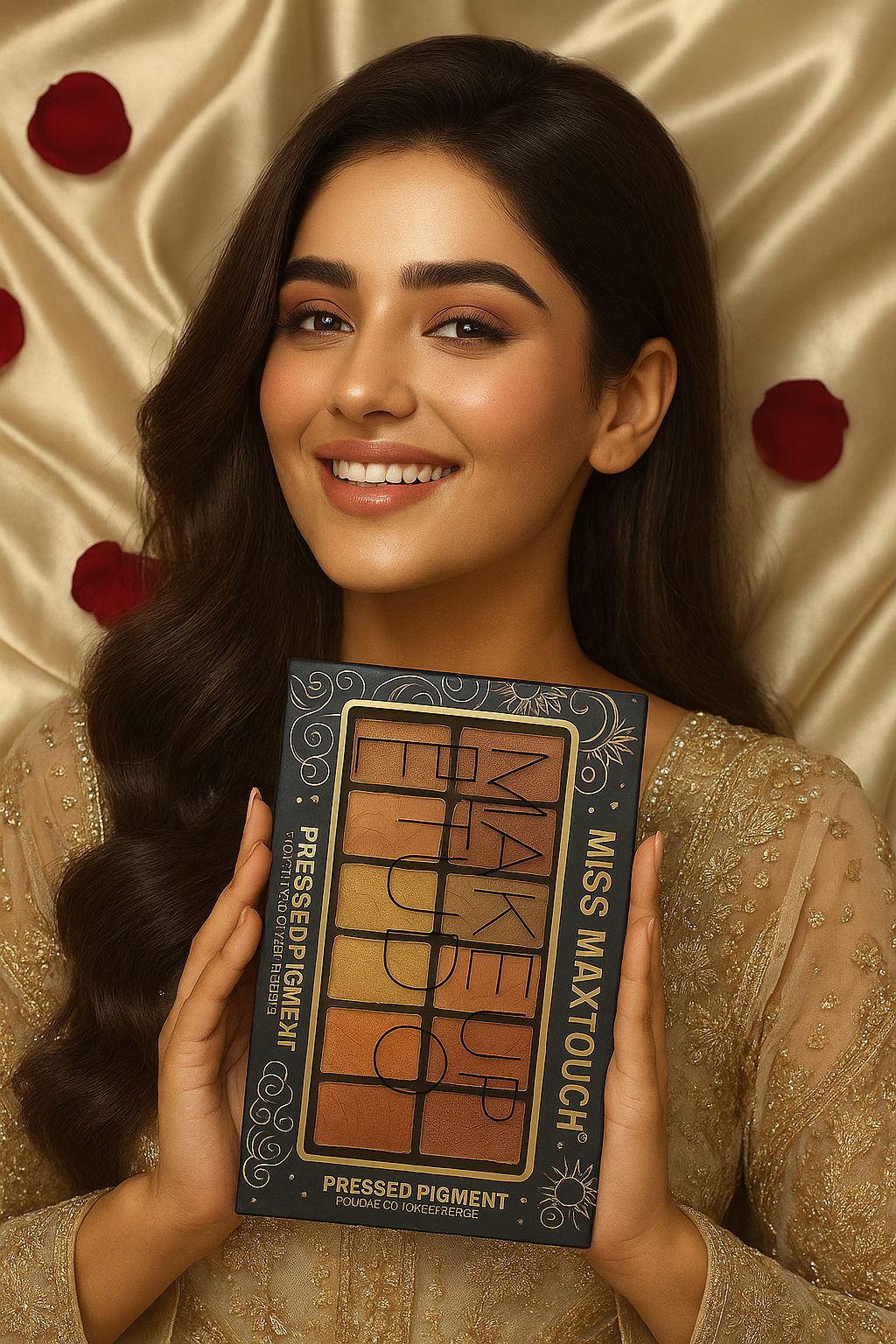 Miss Maxtouch Eyeshadow Palette – 20 Bold Colors, Highly Pigmented & Affordable in Pakistan - THE COSMETIC STORE
