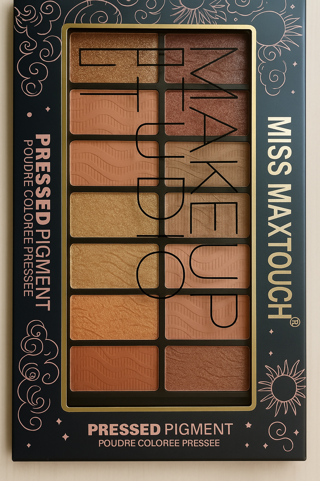 Miss Maxtouch Eyeshadow Palette – 20 Bold Colors, Highly Pigmented & Affordable in Pakistan - THE COSMETIC STORE