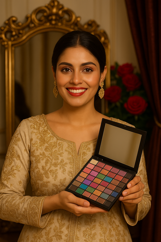 Romantic Color Eyeshadow Palette – 36 Velvet Matte, Shimmer & Glitter Shades - THE COSMETIC STORE