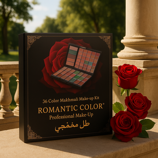 Romantic Color Eyeshadow Palette – 36 Velvet Matte, Shimmer & Glitter Shades - THE COSMETIC STORE