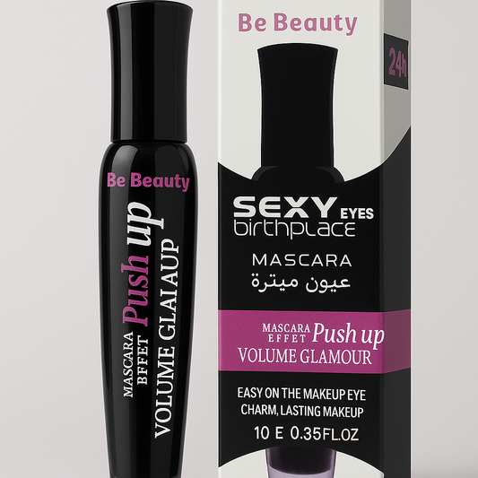 Be Beauty Push Up Mascara - Volumizing and Long-Lasting Eye Makeup for Stunning Lashes - THE COSMETIC STORE