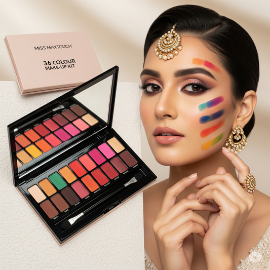 Miss Maxtouch 36 Colour Makeup Kit - Top Quality Makeup Set in Pakistan - THE COSMETIC STORE