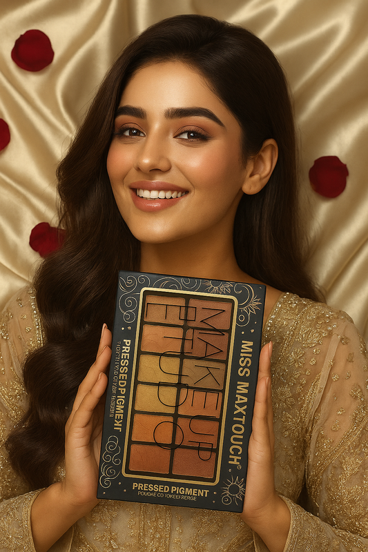 Miss Maxtouch Eyeshadow Palette – 20 Bold Colors, Highly Pigmented & Affordable in Pakistan - THE COSMETIC STORE