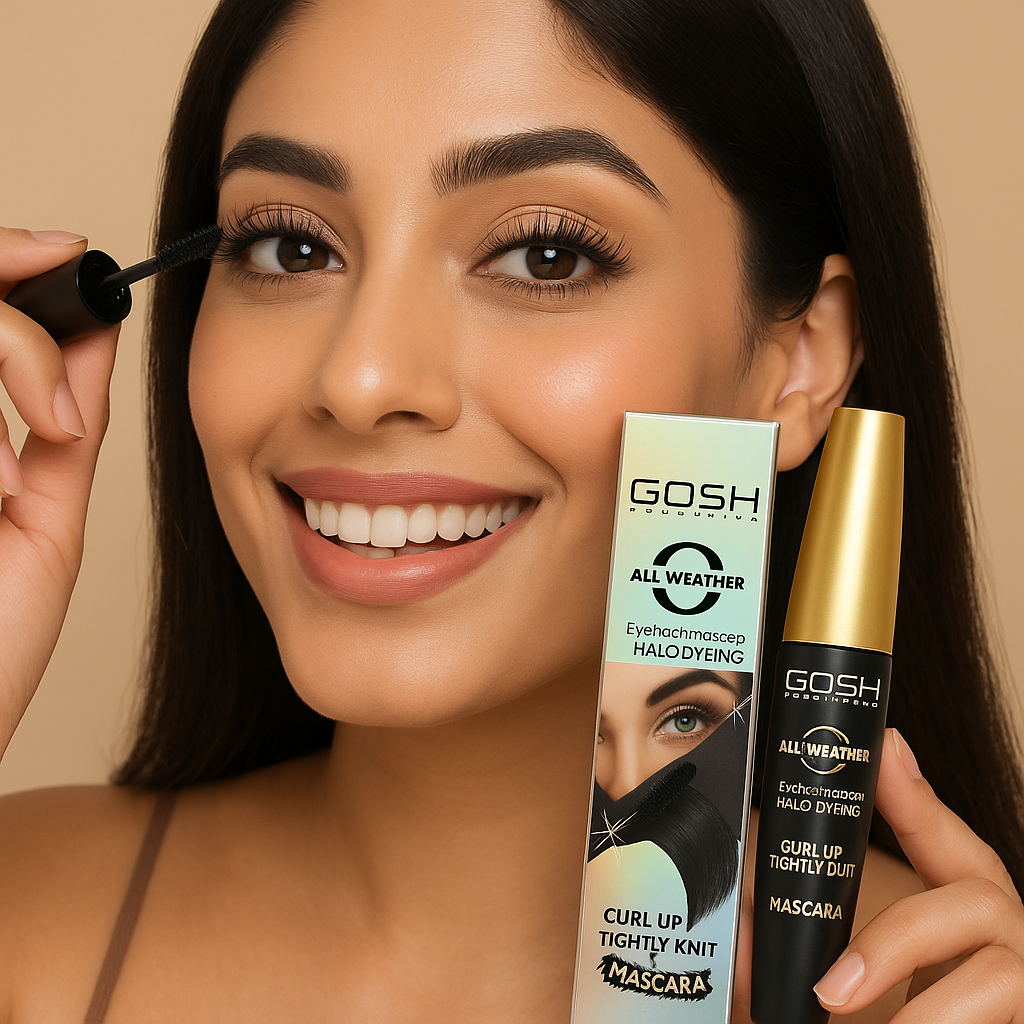 GOSH Volume Mascara for All-Weather Lash Power with Deep Black Pigment & Stay-Put Finish - THE COSMETIC STORE