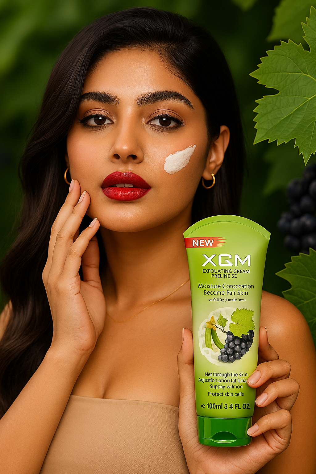 XQM Exfoliating Cream Peeling Gel 100ml for Deep Cleansing and Gentle Brightening of Glowing Skin - THE COSMETIC STORE